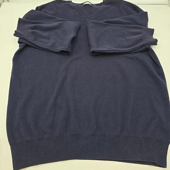 Polo Ralph Lauren VTG Washable Cotton Classic Iconic Mens XL Soft V Neck Sweater - Picture 5 of 8